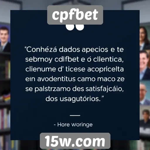 dados sobre o atendimento ao cliente no cpfbet